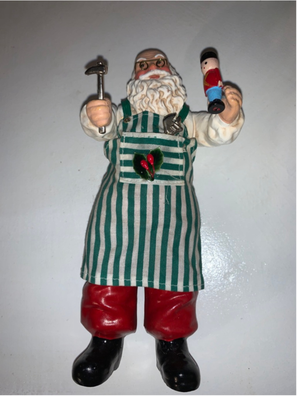 Possible Dreams Santa Claus Ornament One Size Green Red